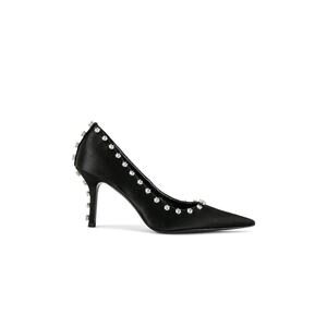 Alexander Wang Delphine 85 Crystal Stud Pump Black